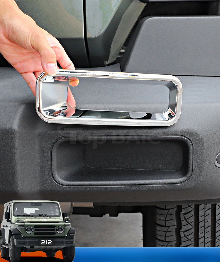 Front Fog Light Bezel Stickers Decorative Trim For BAW 212