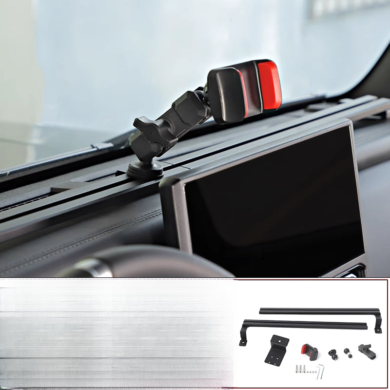 Sliding Rail Phone Holder Central Console Mount For BAW 212