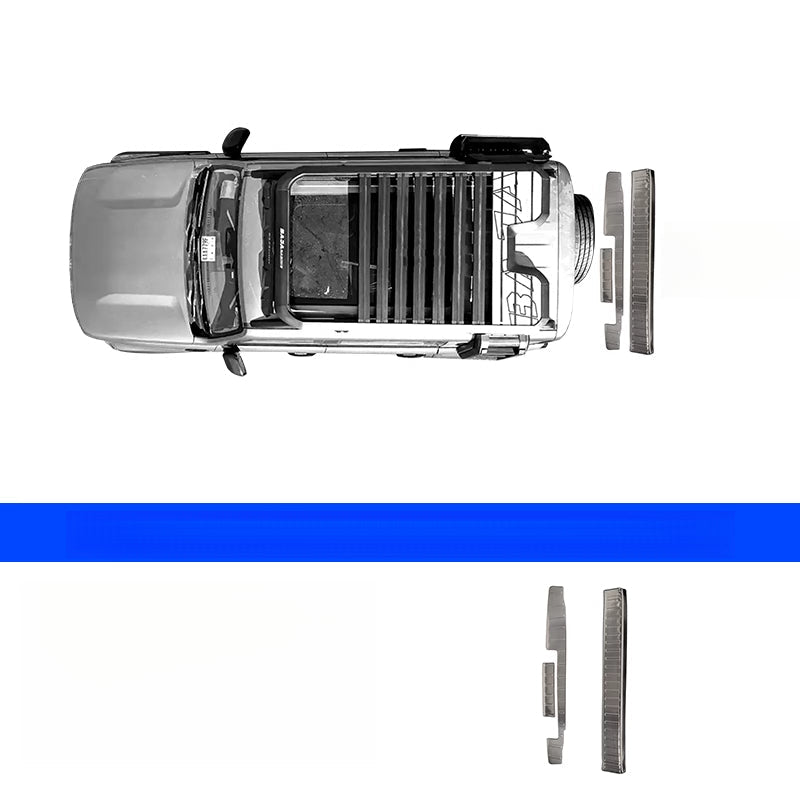 Stainless Steel Door Sill Plates For BAIC BJ40E