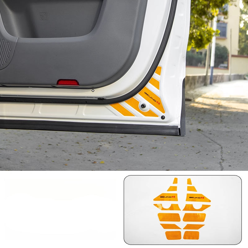 Door Reflective Warning Stickers For BAIC BJ40