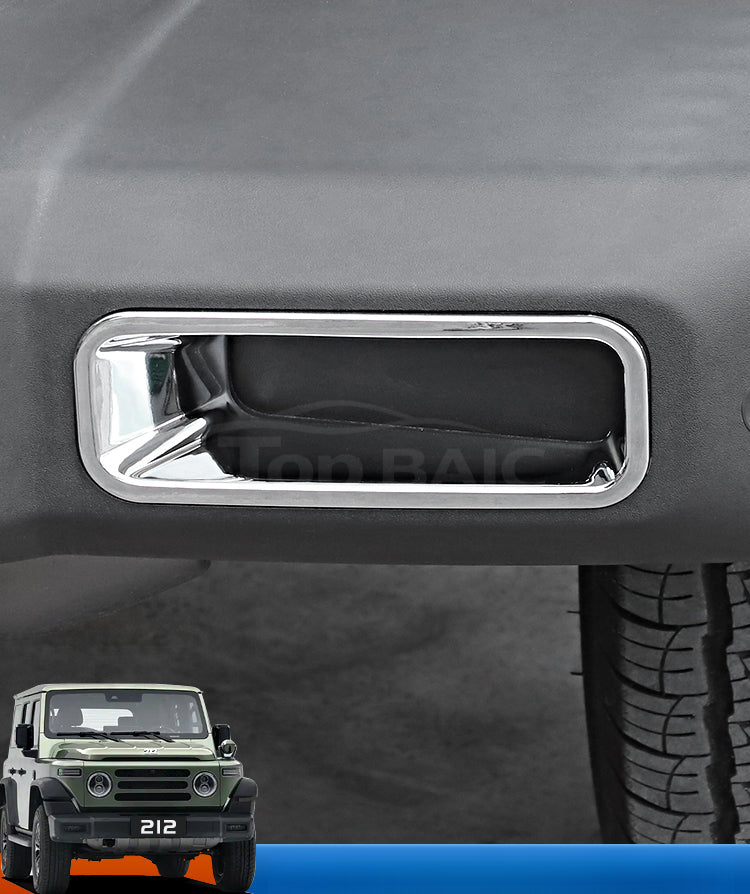 Front Fog Light Bezel Stickers Decorative Trim For BAW 212