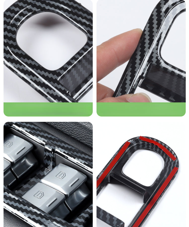 Door Window Switch Panel Trim Cover Kit For BAIC BJ30