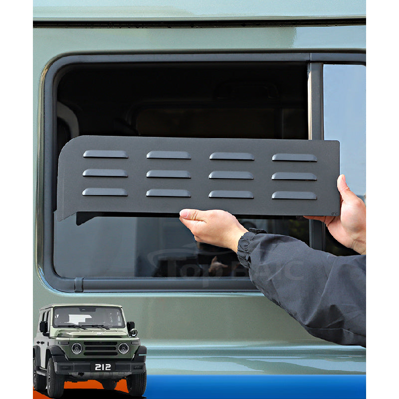 Rear Window Louver Rain Guards Vent Protection For BAW 212