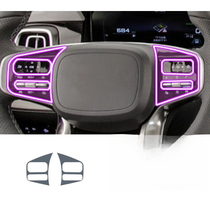 TPU Protective Film Gear Screen & Dashboard For BAIC BJ60
