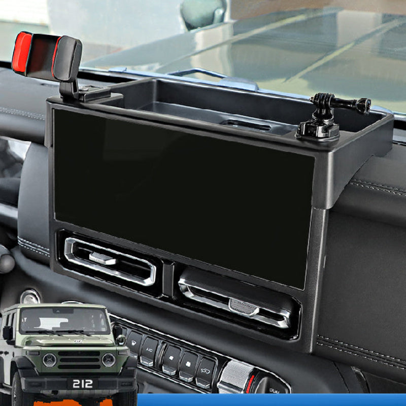 Car Phone Mount with Camera Mount & Storage Box for BAW 212