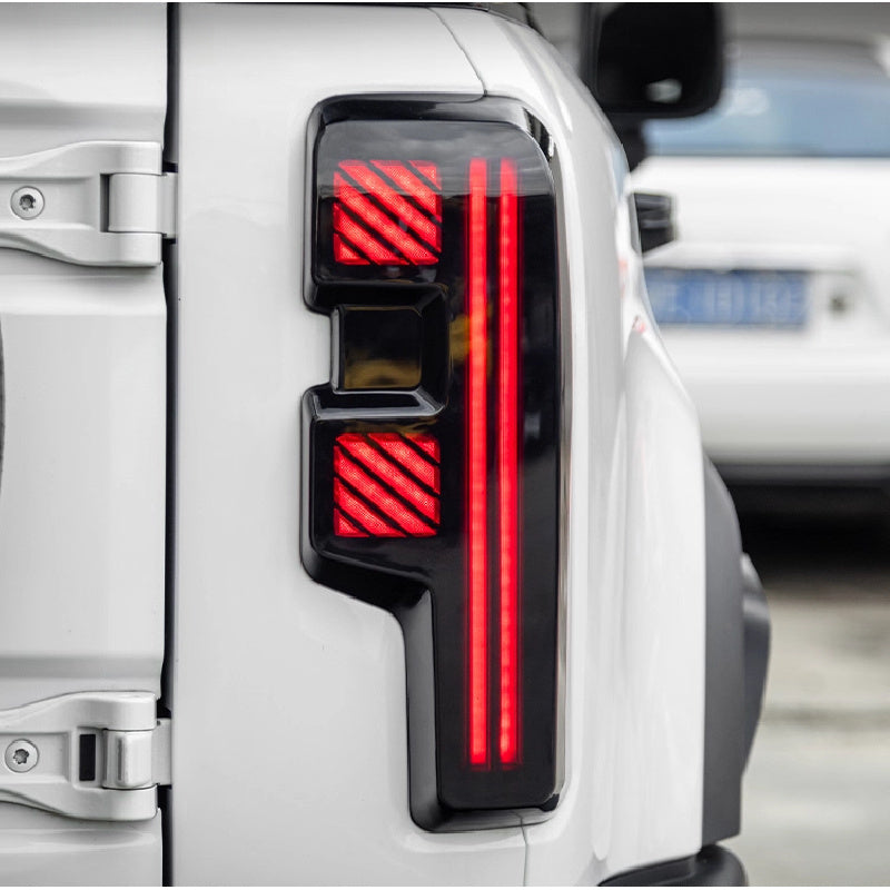 Smoked Black Tail Light Frame Cover For BAIC BJ40E