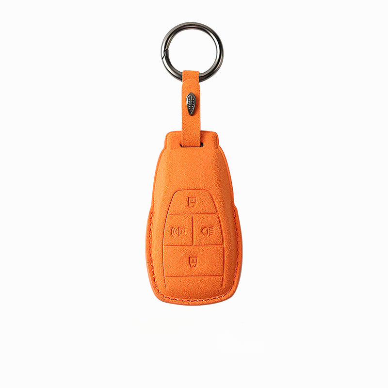 Suede Key Cover Universal Protective Key Case For BAIC BJ