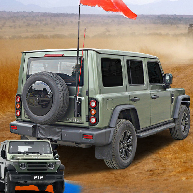 Tailgate Flagpole & Antenna Bracket For BAW 212