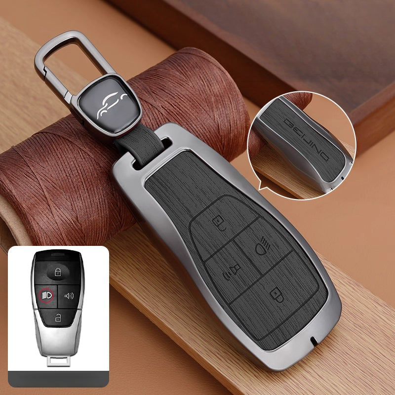 Alloy Key Case Durable Protective Cover For BAIC BJ60/BJ40/BJ30