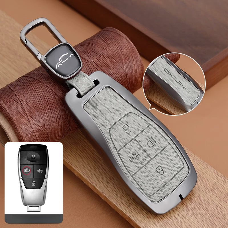 Alloy Key Case Durable Protective Cover For BAIC BJ60/BJ40/BJ30