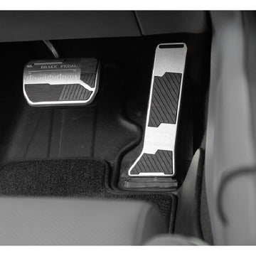 BAIC BJ40E Stainless Steel Brake & Accelerator Pedal Covers – Non-Slip Upgrade