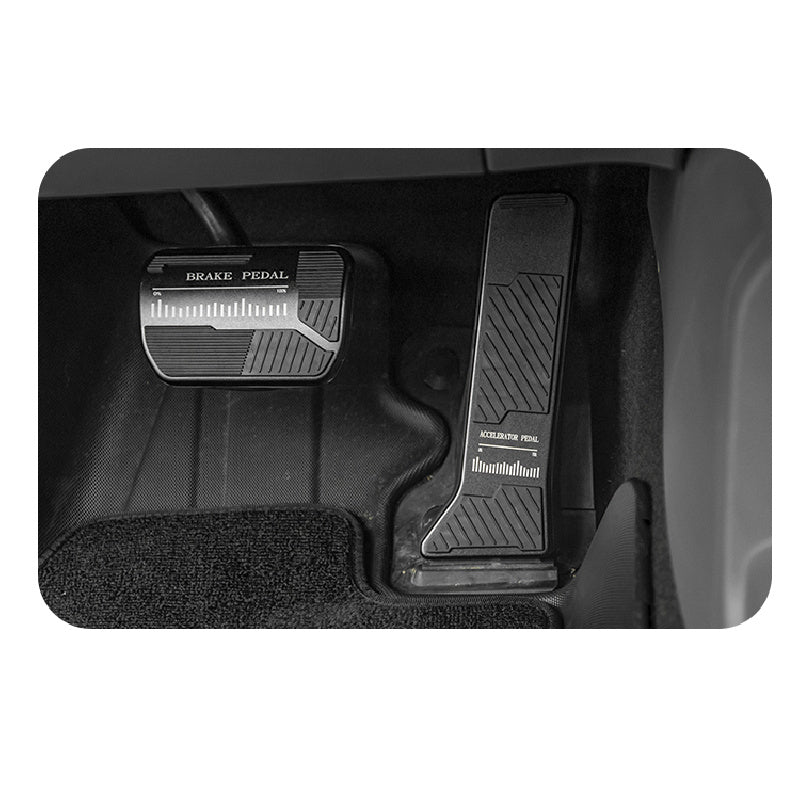 BAIC BJ40E Stainless Steel Brake & Accelerator Pedal Covers – Non-Slip Upgrade
