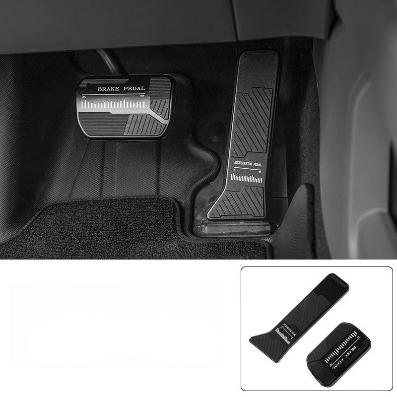 BAIC BJ40E Stainless Steel Brake & Accelerator Pedal Covers – Non-Slip Upgrade