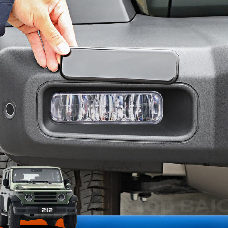 Black Warrior Headlight Covers Smoked Protective Trim For BAW 212