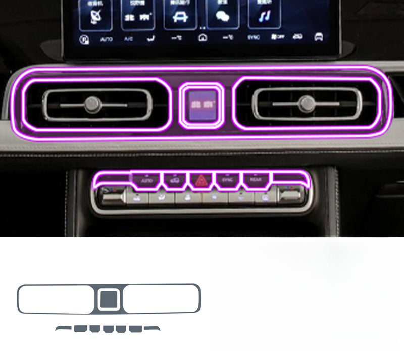 TPU Protective Film Gear Screen & Dashboard For BAIC BJ60