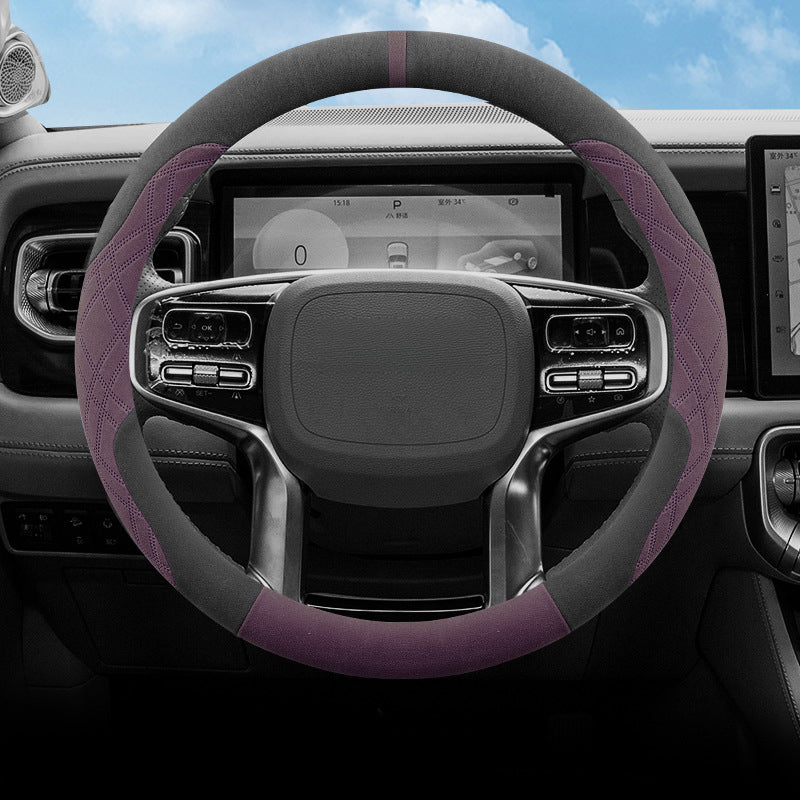 Winter Suede Steering Wheel Cover For BAIC BJ60