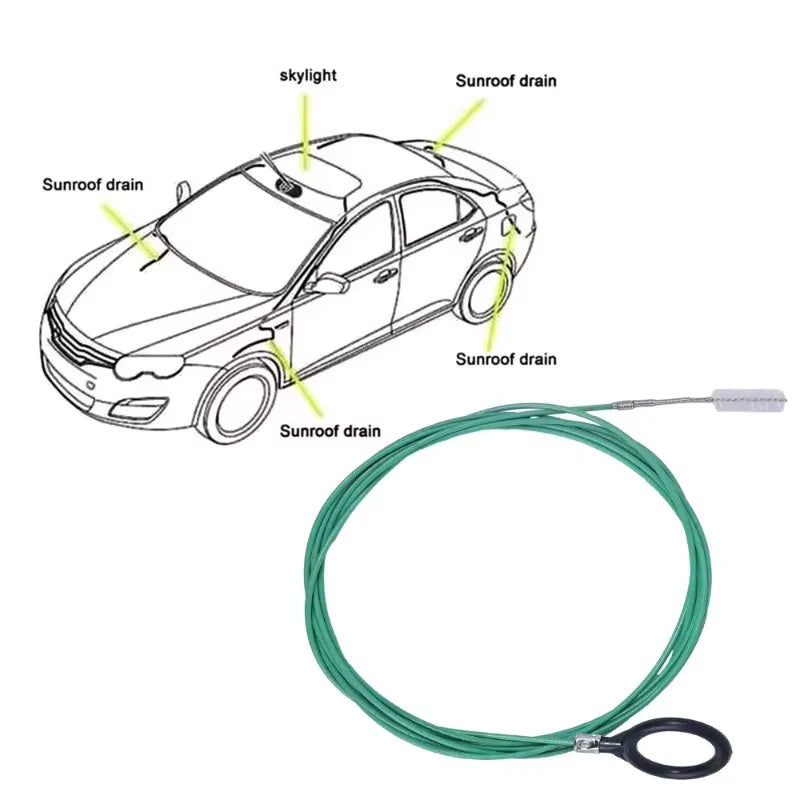 Car Sunroof Drain Cleaning Tool
