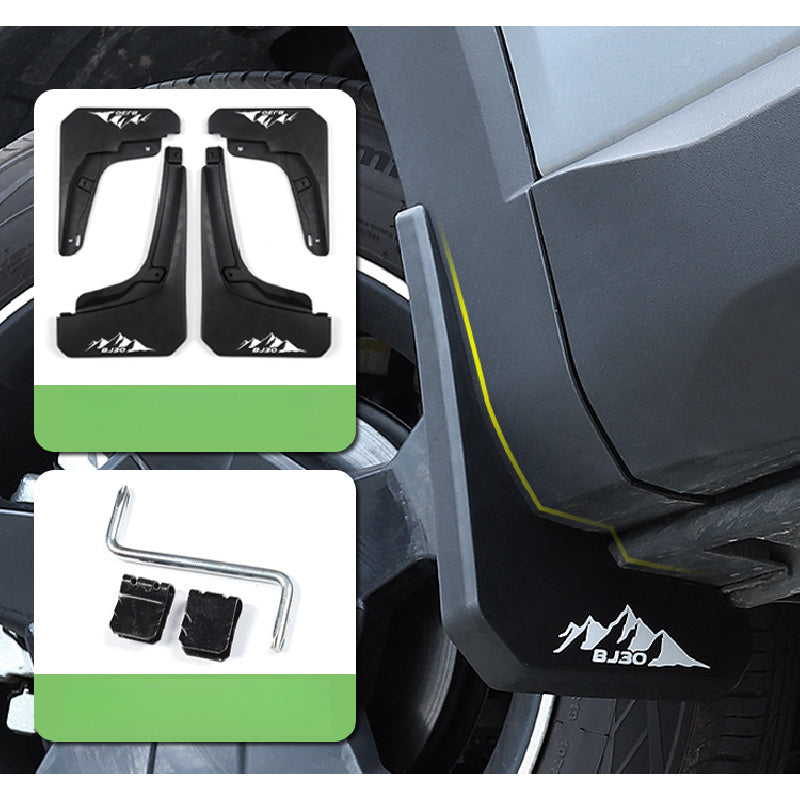 Original-Style Splash Guards & Inner Fender Protection For BAIC BJ30e