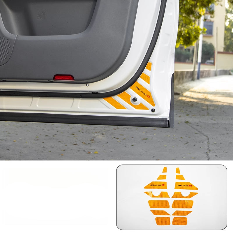 Door Reflective Warning Stickers For BAIC BJ40