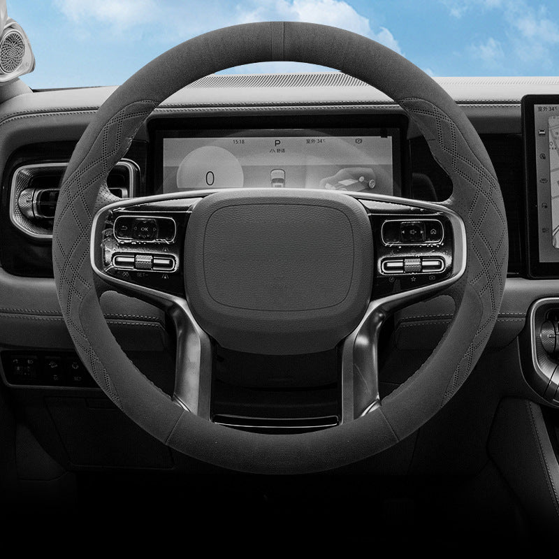 Winter Suede Steering Wheel Cover For BAIC BJ60