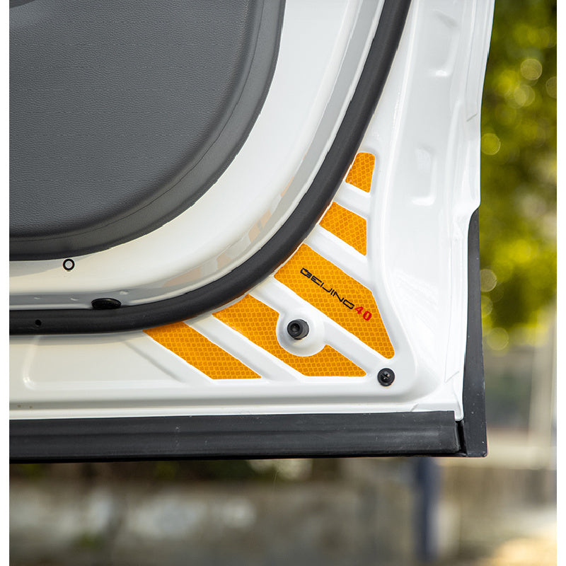 Door Reflective Warning Stickers For BAIC BJ40