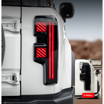 Smoked Black Tail Light Frame Cover For BAIC BJ40E