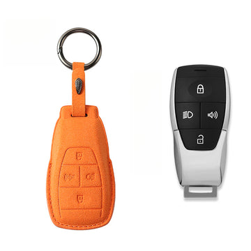 Suede Key Cover Universal Protective Key Case For BAIC BJ