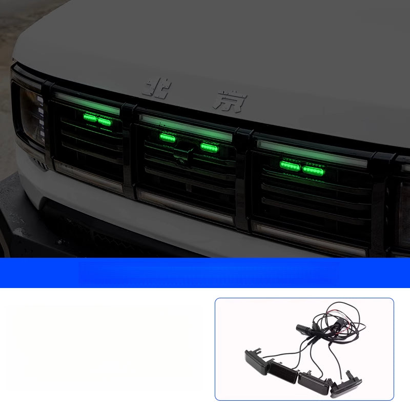 LED Grille Yellow Lights For BAIC BJ40E