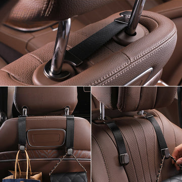 Leather Car Seat Hook Hanger