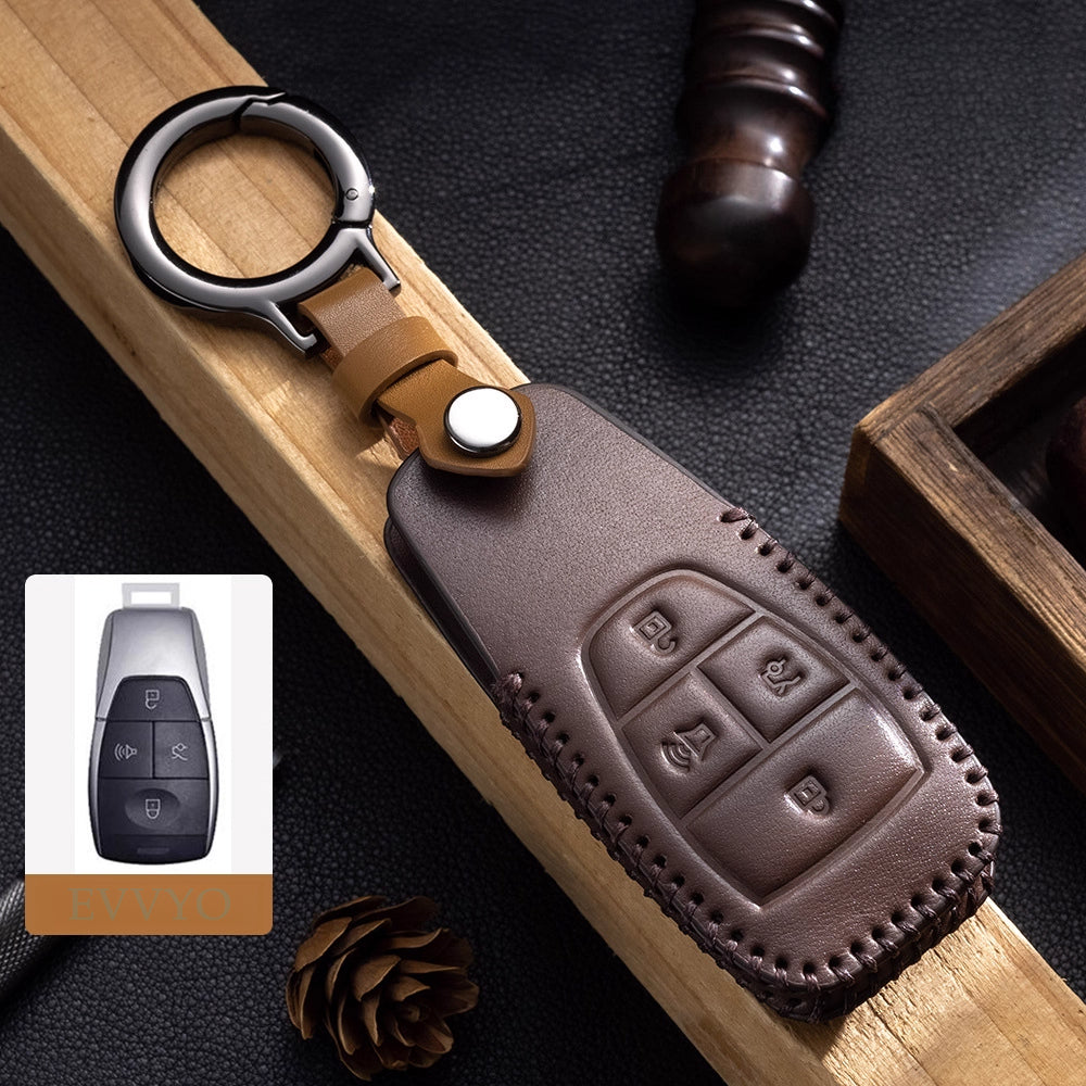 Leather Key Case For BAIC BJ30