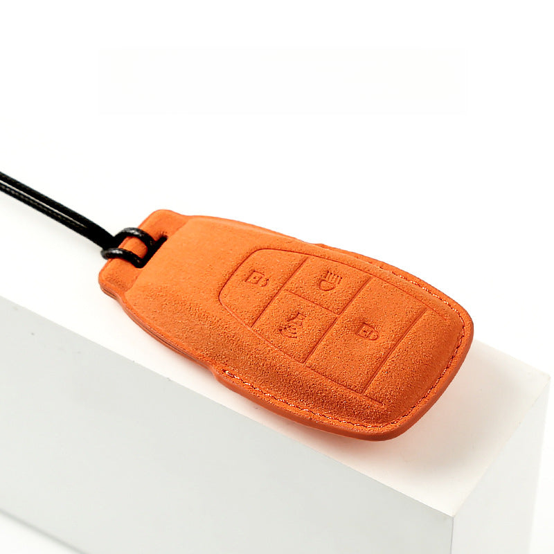 Suede Key Cover Universal Protective Key Case For BAIC BJ