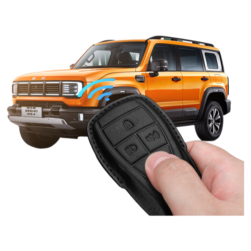 Handcrafted Genuine Leather Key Case for BAIC BJ30 / BJ40 / BJ60