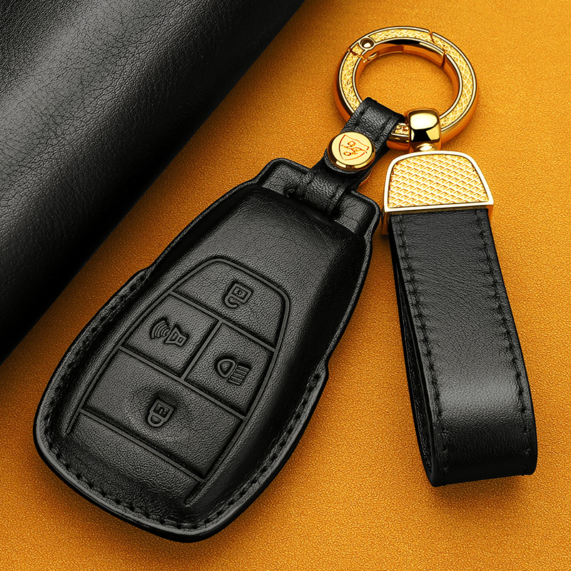 Handcrafted Genuine Leather Key Case for BAIC BJ30 / BJ40 / BJ60