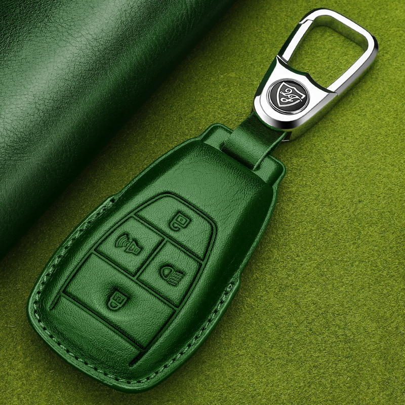 Handcrafted Genuine Leather Key Case for BAIC BJ30 / BJ40 / BJ60
