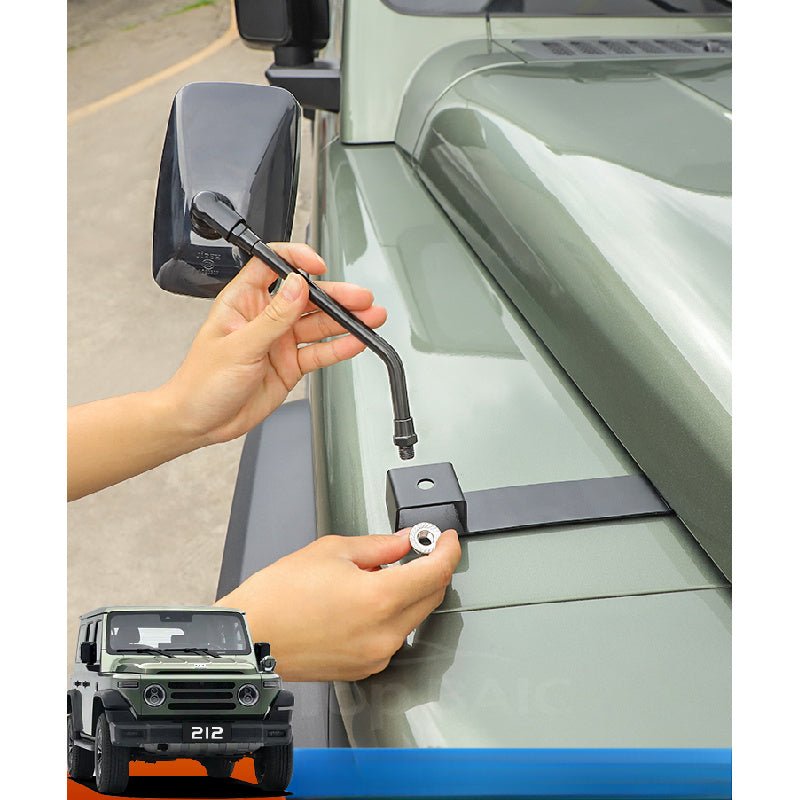 Hood Sand Board Mirror Wide-Angle Blind Spot Accessores For BAW 212