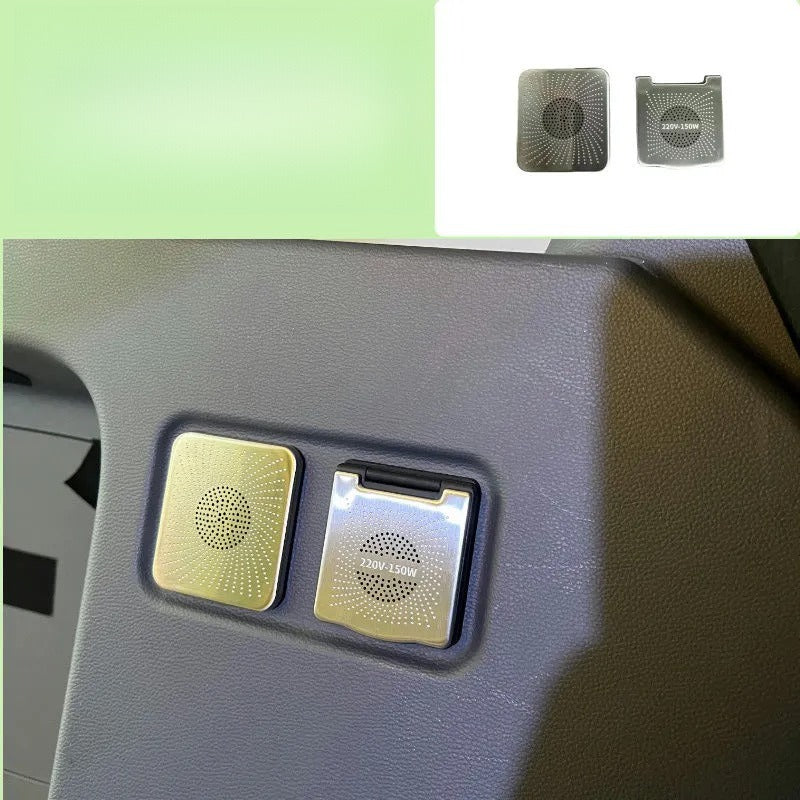 Metal Rear Trunk Power Outlet Decorative Cover for BAIC BJ30