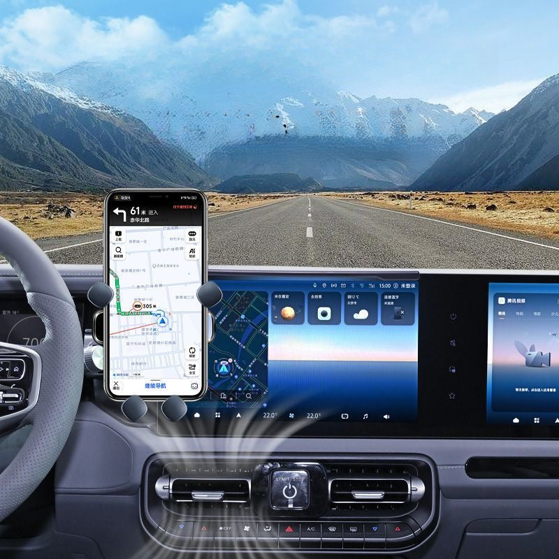 Phone Holder Gravity Car Mount Navigation For BAIC BJ60