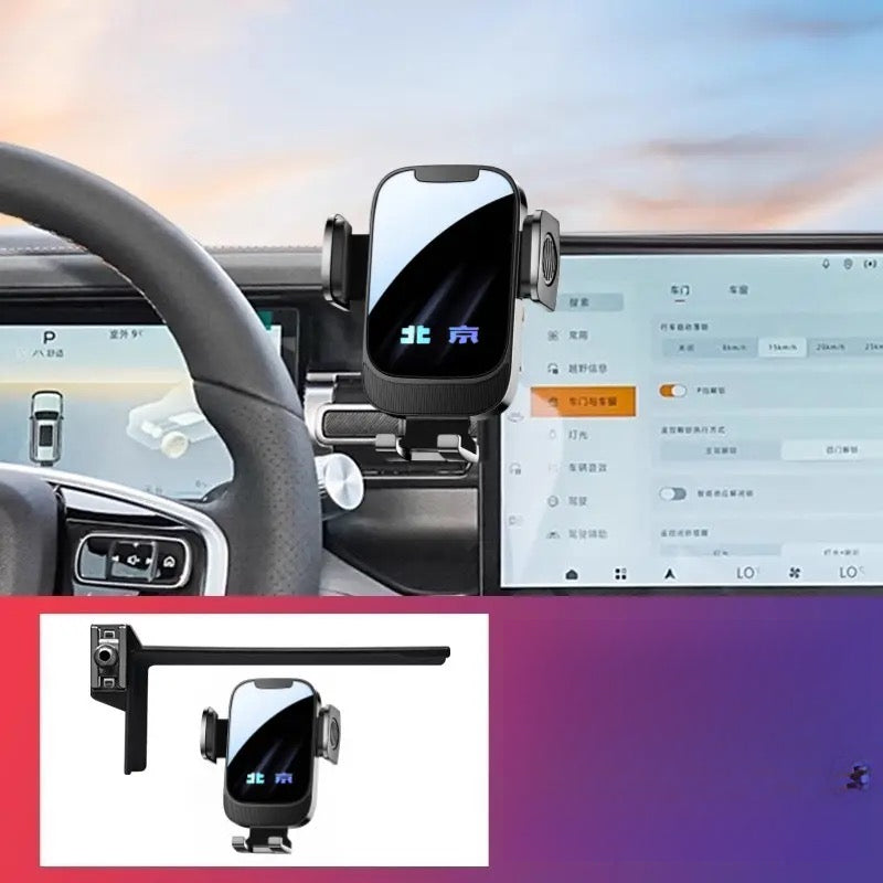 Phone Holder Gravity Car Mount Navigation For BAIC BJ60
