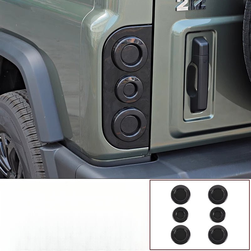 Smoked Tail Light Covers Black Warrior Style For BAW 212