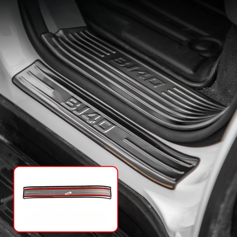 Stainless Steel Door Sill Plates For BAIC BJ40E