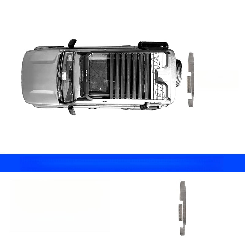 Stainless Steel Door Sill Plates For BAIC BJ40E