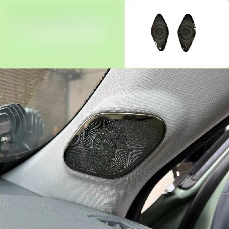 Stainless Steel Instrument Panel & A-Pillar Speaker Covers for BAIC BJ30