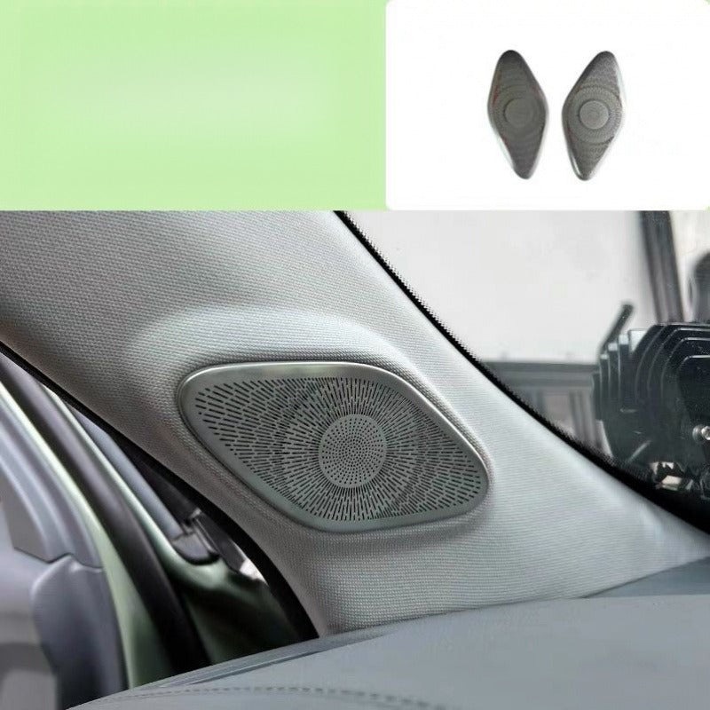 Stainless Steel Instrument Panel & A-Pillar Speaker Covers for BAIC BJ30