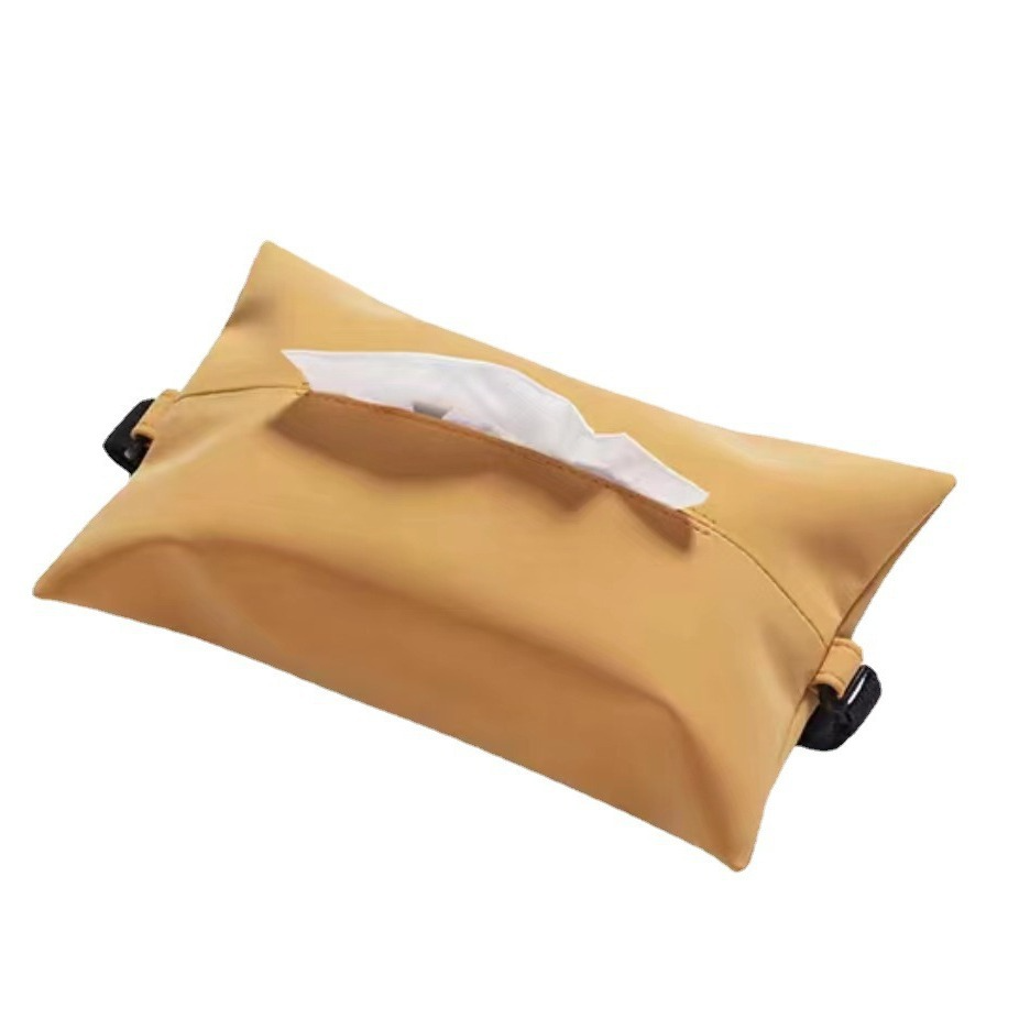 Suede Car Tissue Holder | Soft Interior Decoration Tissue Bag