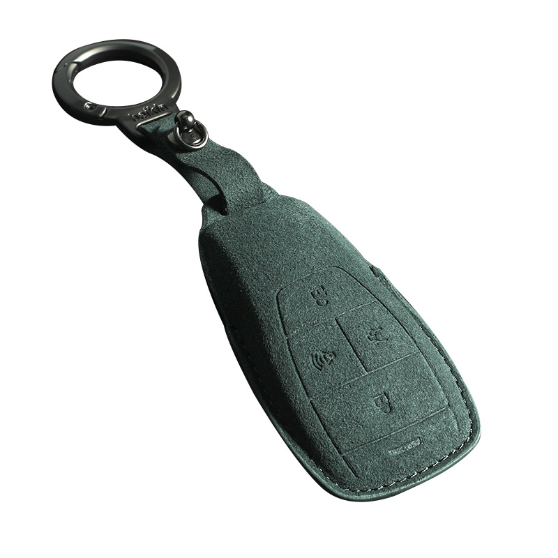 Suede Leather Key Cover for BAIC BJ30 / BJ40 / BJ60