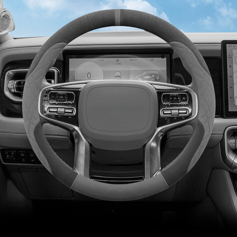 Winter Suede Steering Wheel Cover For BAIC BJ60